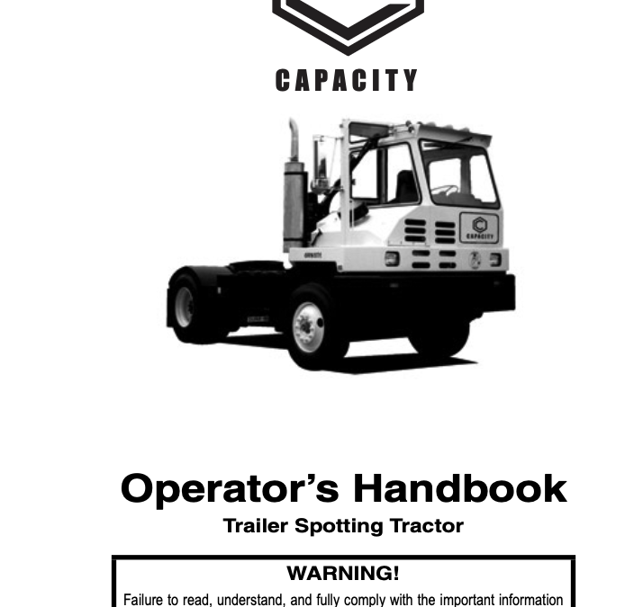 Capacity Trucks Operators Handbook